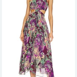 A.L.C. Vibrant Purple Asymmetrical Dress
